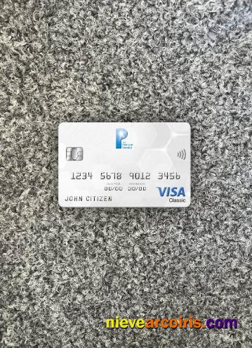 United Kingdom The Pension Service bank visa classic card photolook